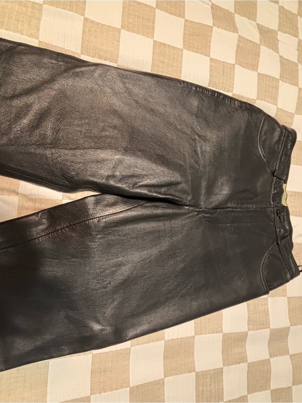 Black Leather Pants